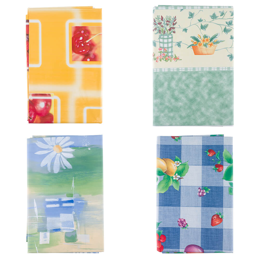 Textile Backed Vinyl Tablecloth